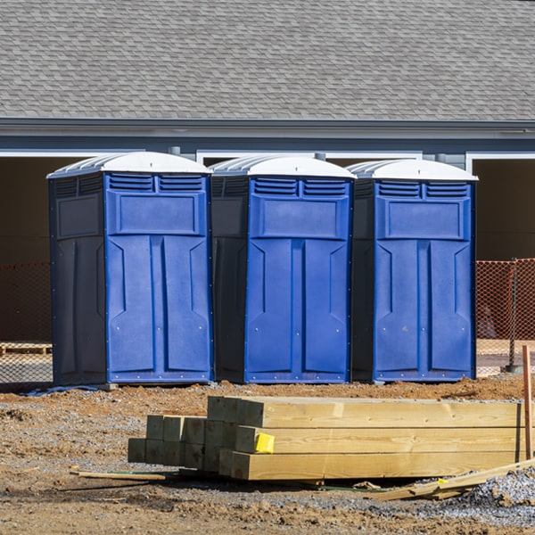 what is the expected delivery and pickup timeframe for the portable toilets in Culver City